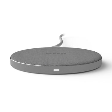 EFM 15W Wireless Charge Pad with Qi certification - Silver